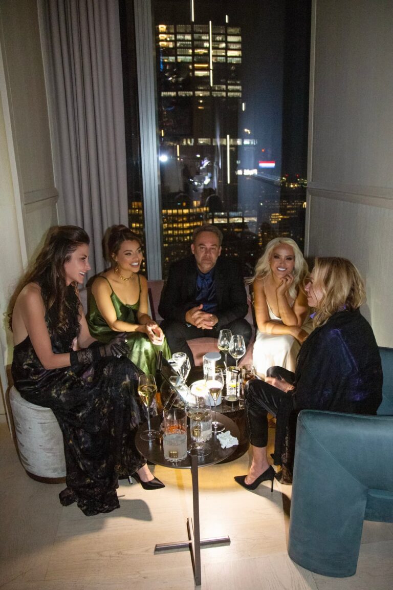 Amy Green, Amy Rosado, Guest, Saya Qahatan, Caroline Scheufele at Chopard