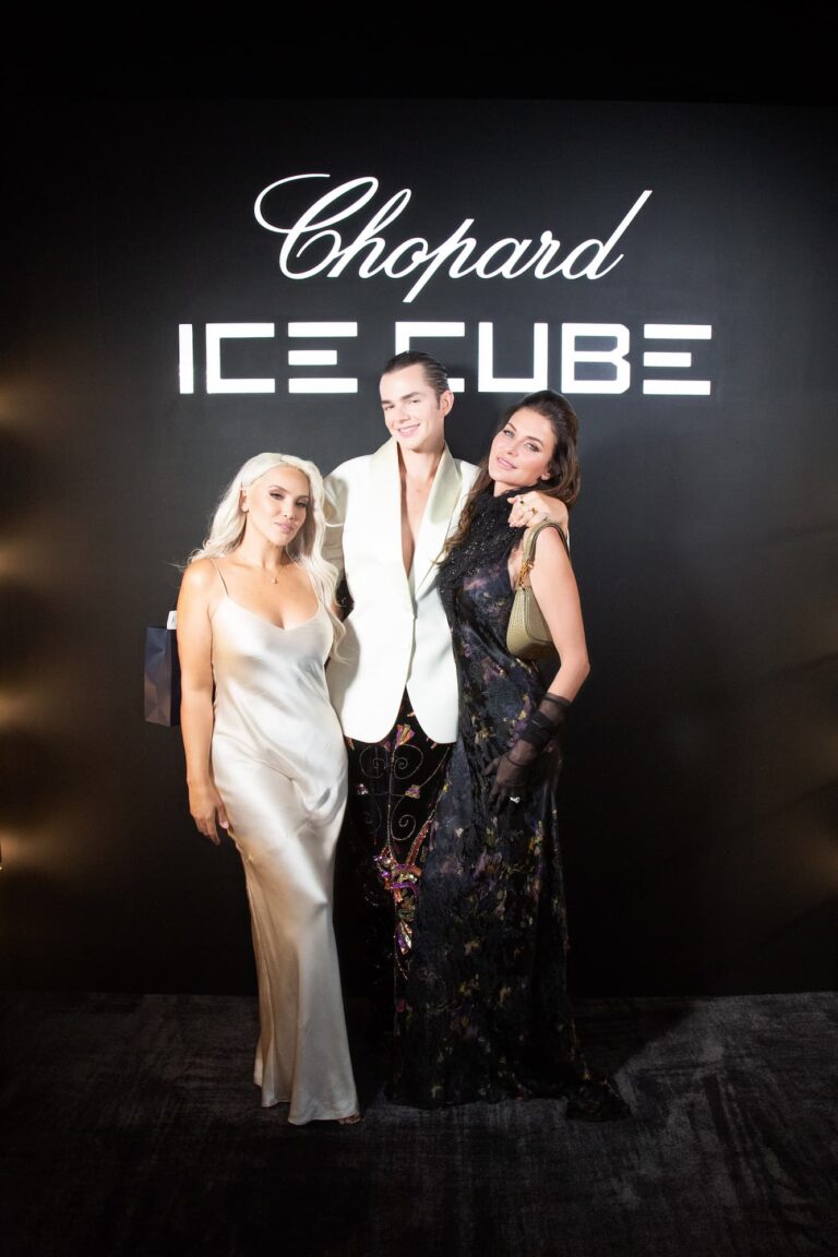 Saya Qahatan, Giovanni Fares, Amy Green at Chopard