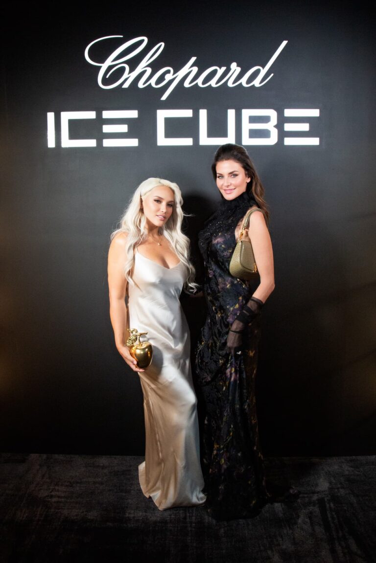 Saya Qahatan and Amy Green at Chopard